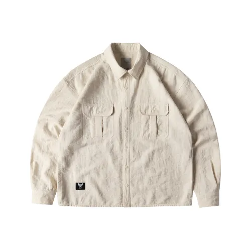 SEED CLUB Рубашка Мужская Snowflake Коричневый