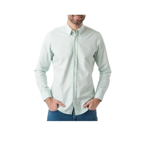 Hugo Boss Рубашка Мужская Светло-Зеленая