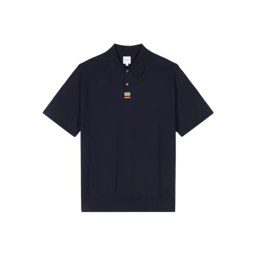 Paul Smith Морской Синий Мужская Рубашка Поло