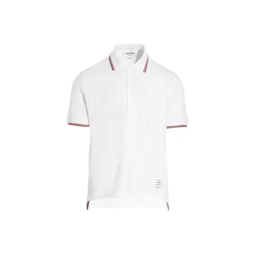 THOM BROWNE· Polo Мужское Белое