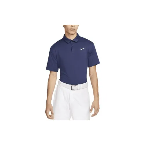 nike Поло Мужское Темно-синий