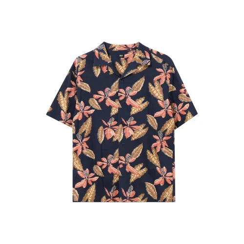 UNIQLO Темно-синие мужские рубашки