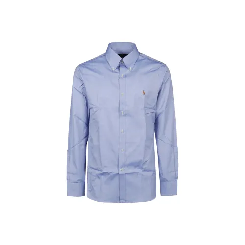 Polo Ralph Lauren Blue Men's Shirts Поло Ralph Lauren Синие Мужские Рубашки
