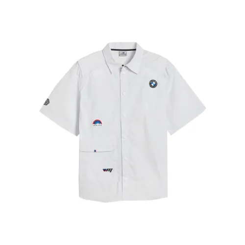 PUMA BMW Серые Мужские Рубашки