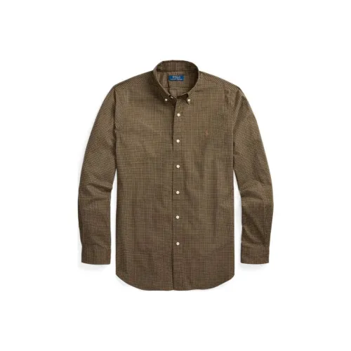 Polo Ralph Lauren FW24 Рубашка Мужская Коричневая