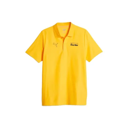 PUMA Porsche Legacy Желтая Мужская Рубашка Поло