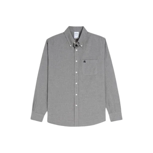BROOKS BROTHERS Серые Мужские Рубашки