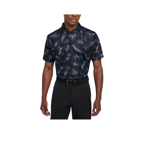 Nike Dri Fit Tour Polo Мужской Arms And Equipment Морской синий Черный