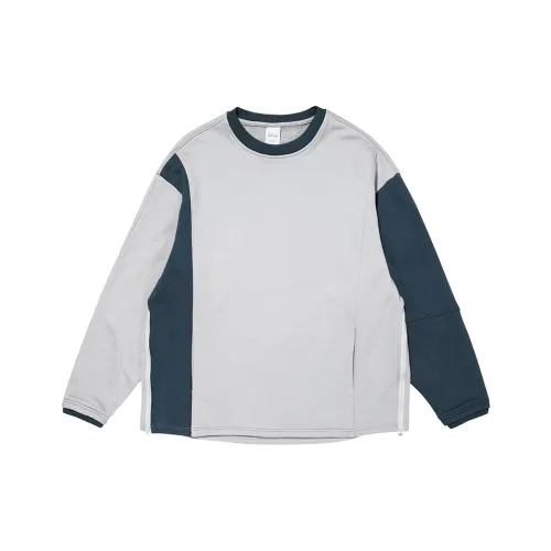 SET FUNS Весенний и Осенний Outdoor Стиль Толстовка Логотип Бренда Унисекс Грязно-Серый