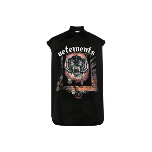 Vetements Черные Мужские Рубашки
