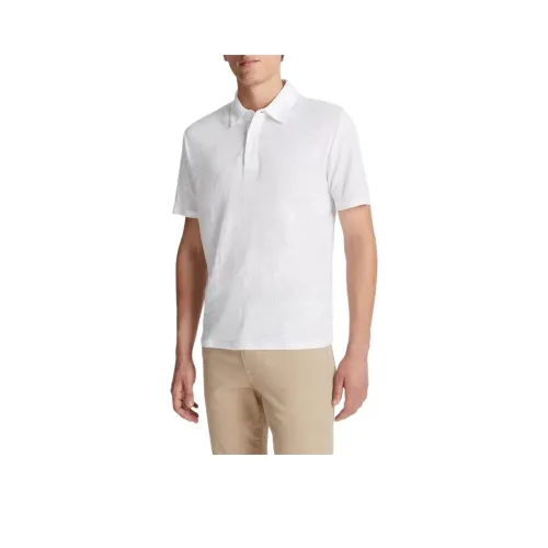 VINCE Белая Мужская Поло