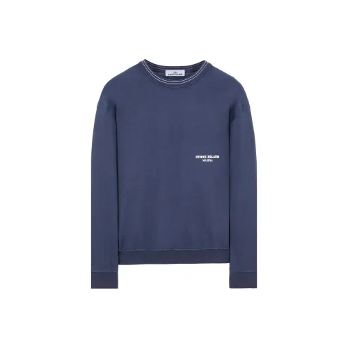 STONE ISLAND SS24 Свитшот Мужской Синий