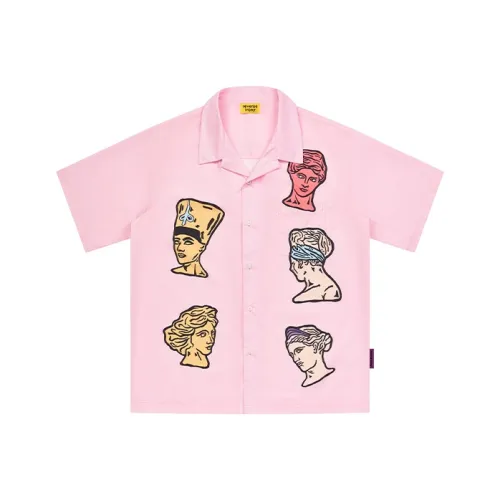 EMPTY REFERENCE x REVERSE IRONY Рубашка Унисекс Розовый