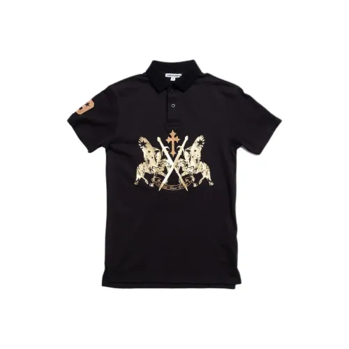 Jaded London Drift Series Drift Collection Enemy Polo Men's Black