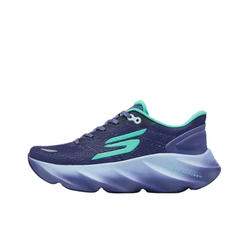 Skechers SKX Aero Burst Аbrasion Resistant Беговые кроссовки Женские Темно-синий