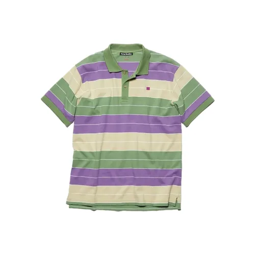 ACNE STUDIOS Meme Collection Поло Унисекс Фиолетовый