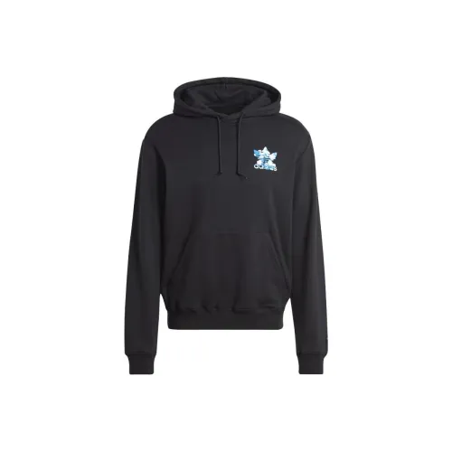 Adidas Originals GRAPHICS Cloudy Trefoil Hoodie Толстовка Мужской Черный