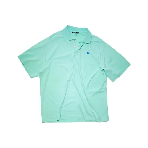 ACNE STUDIOS Sea Пузырьковый зеленый Унисекс Поло