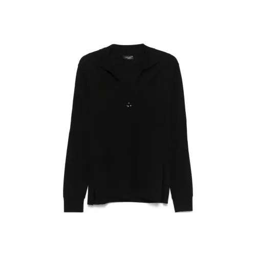 Mugler Черная мужская поло