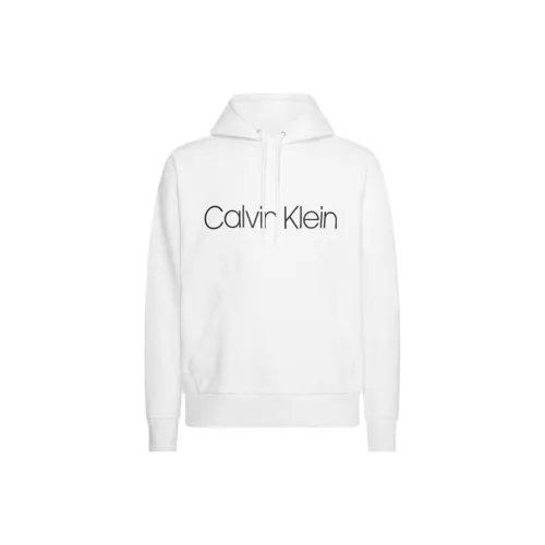 Calvin Klein Organic Логотип Толстовка Мужская Белая