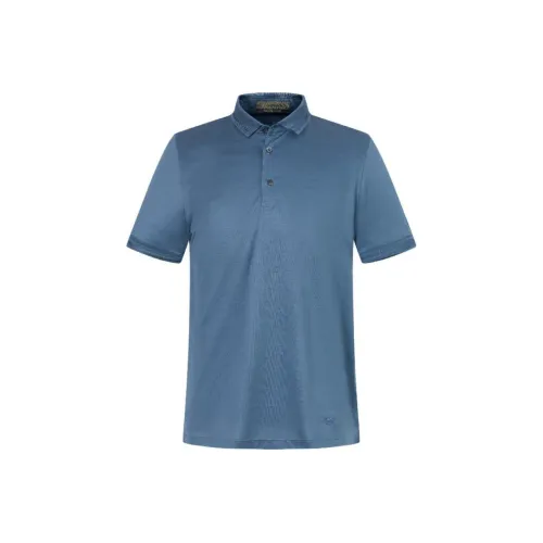 Corneliani Поло Мужское Озерный Синий