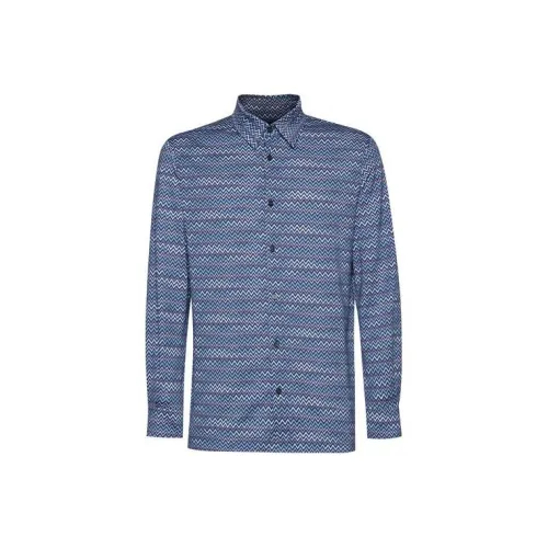 MISSONI Мужские Синие Рубашки