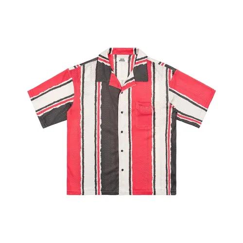 EMPTY REFERENCE Короткий рукав рубашка унисекс черный красный