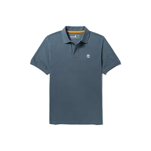 Timberland Поло Мужское Скала Синий Зеленый