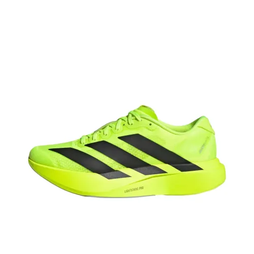 Adidas Adizero Evo SL Амортизация Низкий Топ Повседневные Беговые Кроссовки Женские Лимон