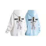 Белый + Ледниково-голубой