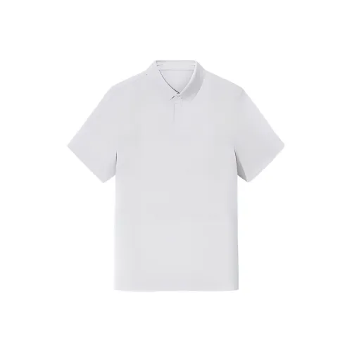 ANTA ZONGXUNXILIE Поло Мужское Светлый Песочный Серый