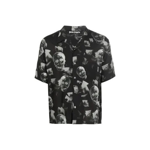 PALM ANGELS Мужские Черные Рубашки