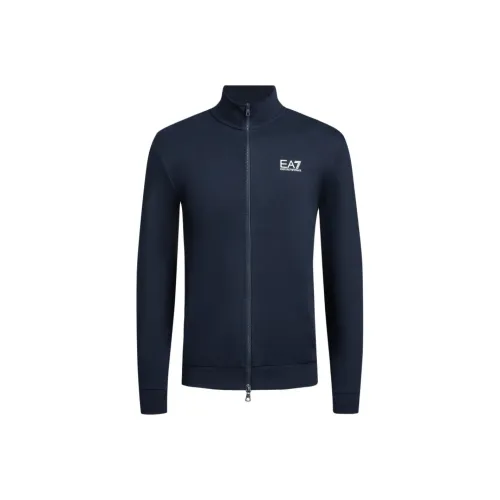 EMPORIO ARMANI EA7 FW24 Толстовка Мужской Темно-синий