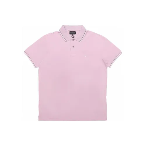 EMPORIO ARMANI Пыльно-розовая мужская поло