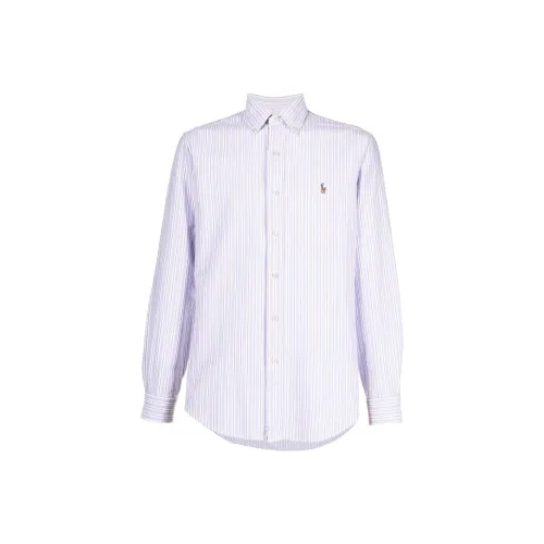 Polo Ralph Lauren SS23 Рубашка Мужская Светло-фиолетовая