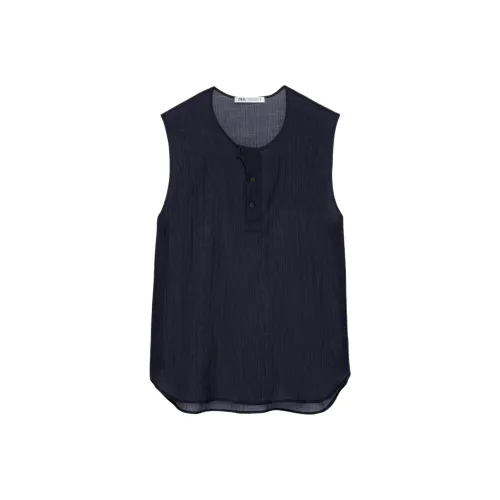 ZARA Blue Men's Shirts ZARA Синие Мужские Рубашки