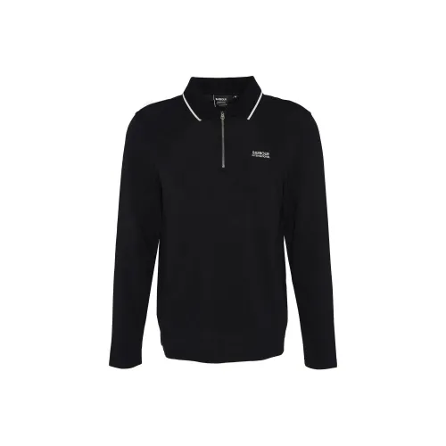 BARBOUR FW24 Поло Мужское Черное