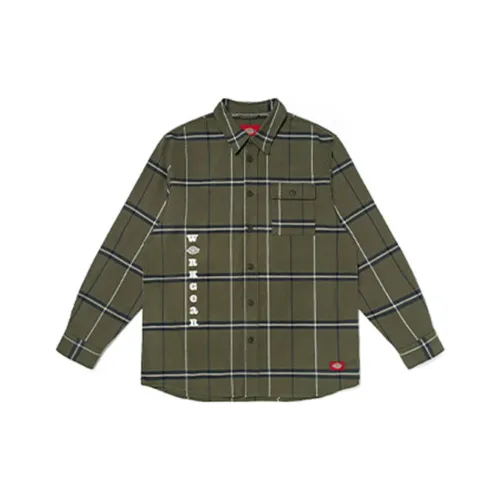 Dickies Зеленые Мужские Рубашки