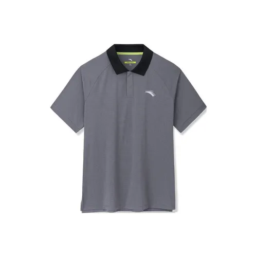ANTA x ANTA x Robert Geller ZONGXUNXILIE Поло Мужское Сланцево-Серый