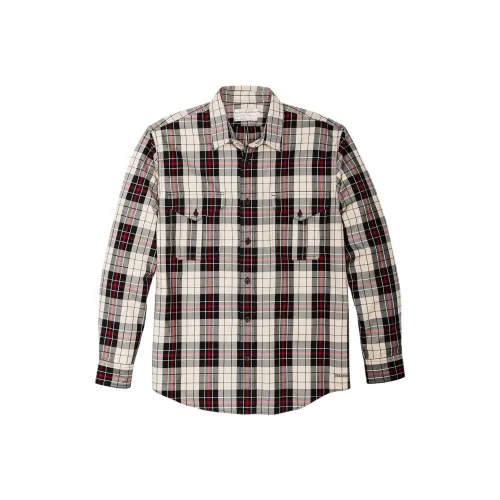 Filson FW24 Рубашка Мужская Красная Белая Смешанный Цвет