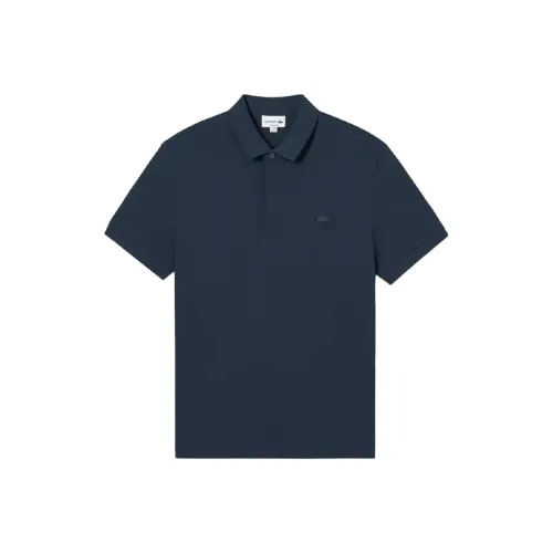 LACOSTE Collaboration SS25 Поло Мужское Серый Синий