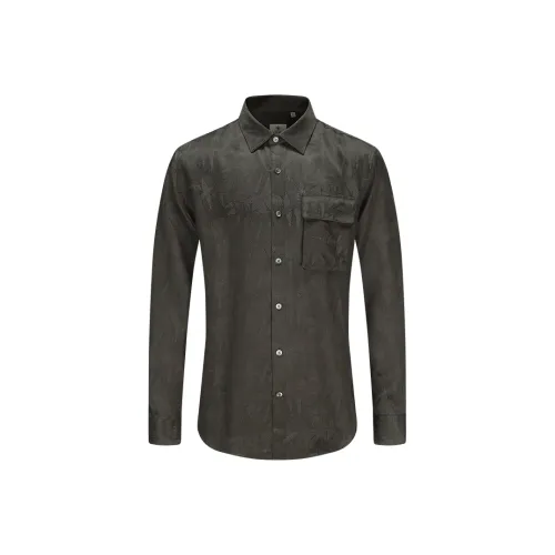 DIDIBOY Армейский зеленый Мужские рубашки