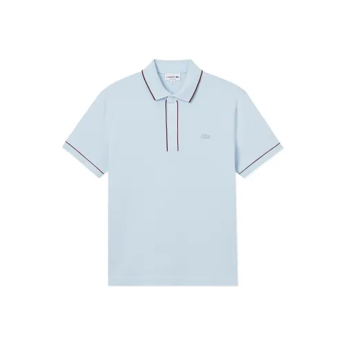 LACOSTE Collaboration T01/Светло-Синий Мужская Поло