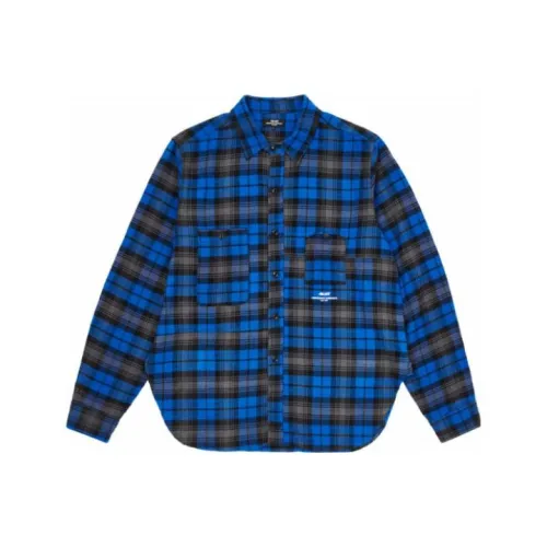 Дворцово-синие унисекс рубашки