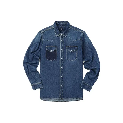 Lee совместный бренд модель Blue Мужская рубашка