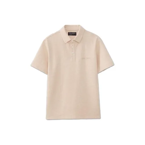 MARC OPOLO Экрю Мужская Поло