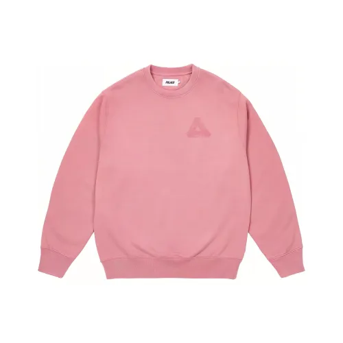 PALACE SS24 SPRAY TRI FERG CREW SWEATSHIRT Унисекс Серый Фиолетовый Красный