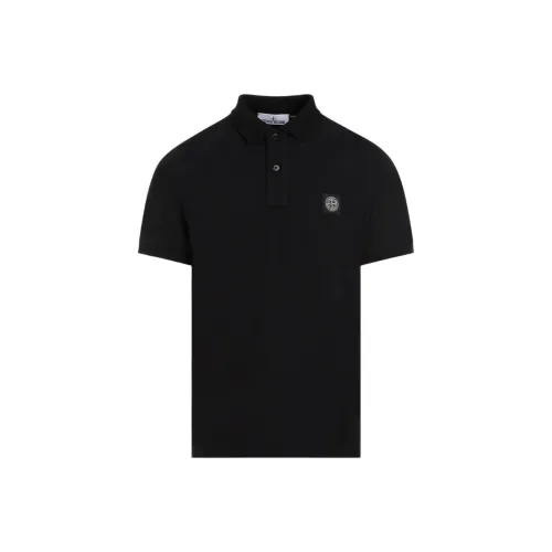 Stone Island Мужская черная поло