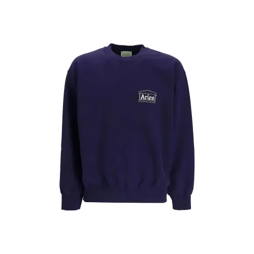 Aries Свитшот Мужской Морской Синий