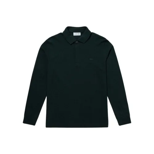 LACOSTE Поло Мужское Темно-Зеленое